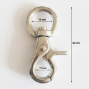 Ausverkauf 1 Stück Scherenkarabiner mit Wirbel 16 mm...