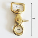 Ausverkauf 1 Stück Scherenkarabiner mit Wirbel 20 mm...