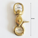 Ausverkauf 1 Stück Scherenkarabiner mit Wirbel 13 mm...