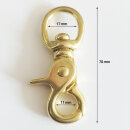 Ausverkauf 1 Stück Scherenkarabiner mit Wirbel 17 mm...