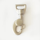 Ausverkauf Aluminium Karabiner 15 mm satiniert mit Wirbel...