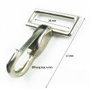 Ausverkauf Blattfederkarabiner 26x41 mm  für 25 mm...