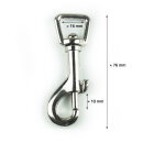 Ausverkauf Karabinerhaken Trapez 5/8" 16 x 76 mm mit...