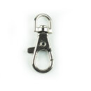 Ausverkauf Karabinerhaken 8 x 38 mm mit Wirbel vernickelt