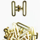 Ausverkauf 10 Sets 50 mm Schnallen Kreuzbegurtung Pferde...