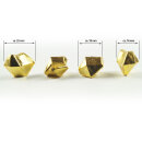 Goodymax® Kristall-Eis 25 mm GOLD 100 STÜCK