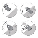 Holdon® XTRA White - 10 Stück/Clip